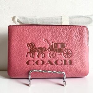 🆕 Coach Horse and Carriage Corner Zip Wristlet